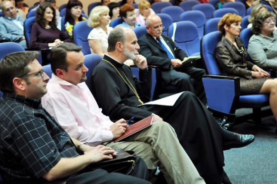 Célébrations pour marquer l'achèvement des activités en tant que directeur de l'Institut d’études œcuméniques d’Antoine Arjakovski, le 22 juin 2011