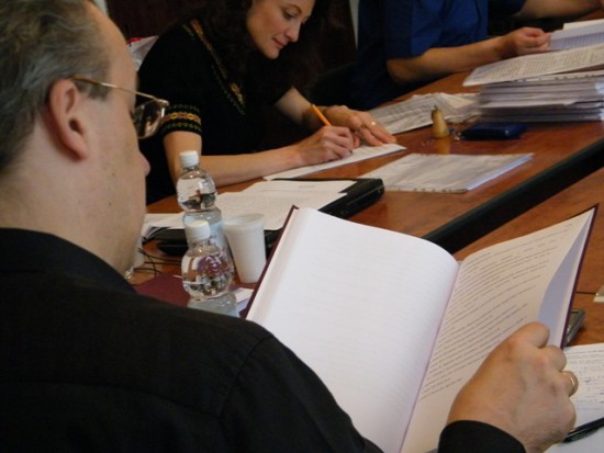  	Soutenance des mémoires de maîtrise sur le Programme du master en études œcuméniques le 21 juin 2011