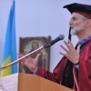 Ректор УКУ о. д-р. Борис Ґудзяк вітає випускників